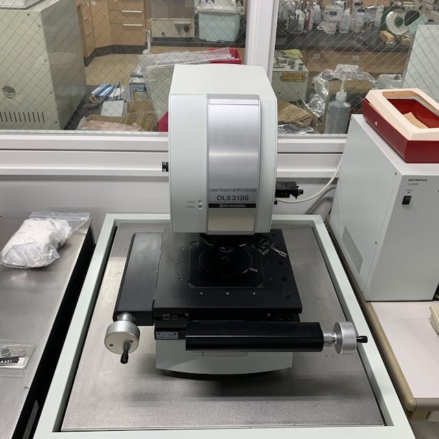 Laser scanning microscope, OLS 3100 (Shimadzu)