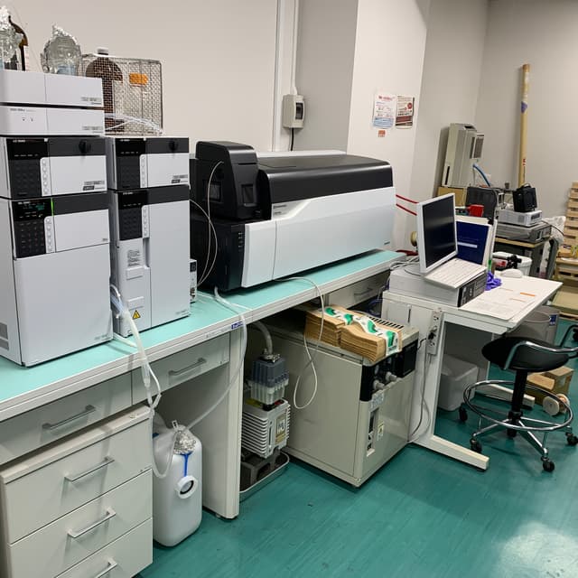 Liquid chromatograph mass spectrometer, LCMS-8045 (Shimadzu))